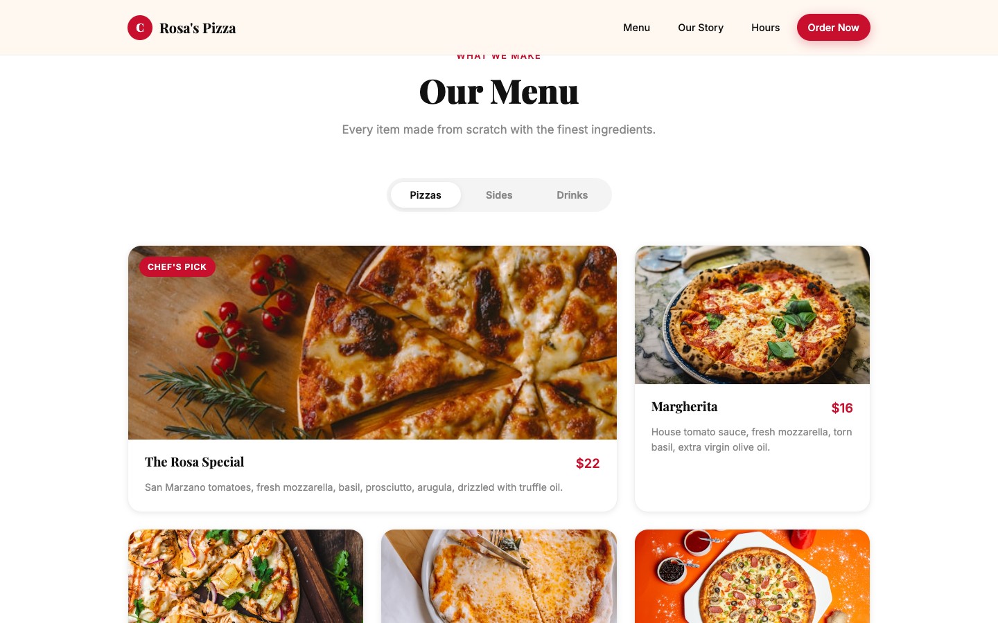 Rosa's Pizza